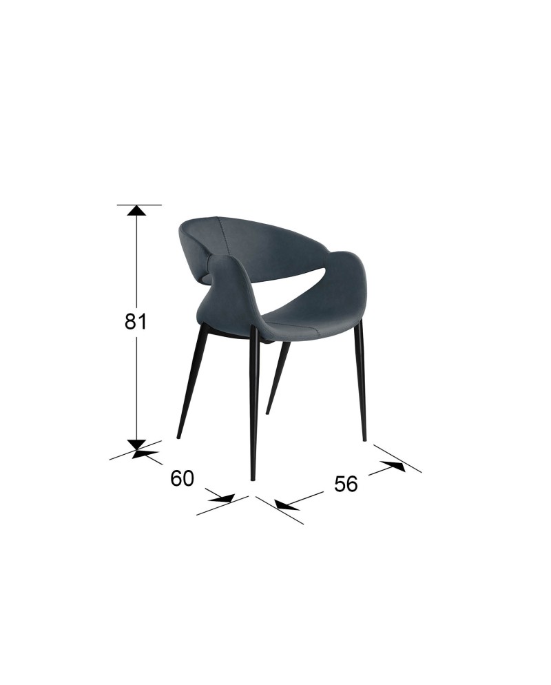 GIRO- SILLON AZUL OSCURO-NEGRO